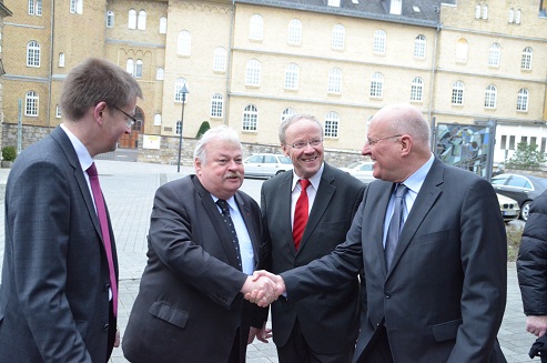 Empfang Guntram Schneiders in Paderborn